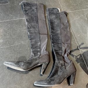 Suede over the knee boots stuart Weizmann